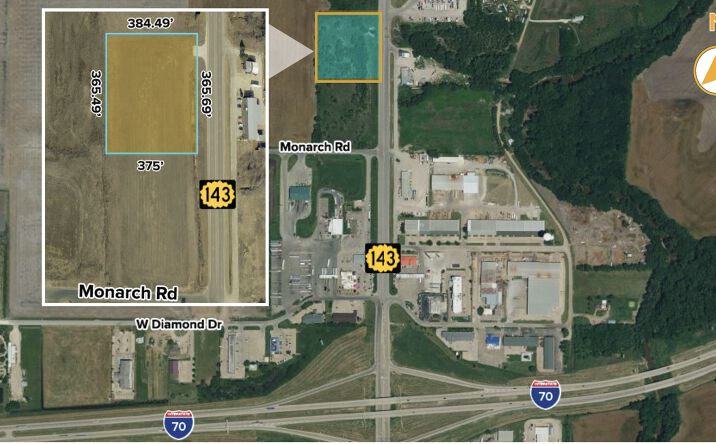 Pictures of Land property located at 0000 Monarch Rd (Lot 2), Salina, KS 67401 for sales - image #1