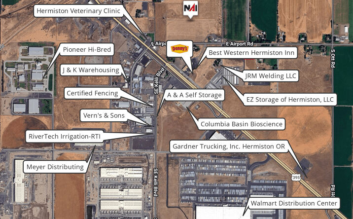 Pictures of Land property located at 1250 East Airport Road, Hermiston, OR 97838 for sales - image #1