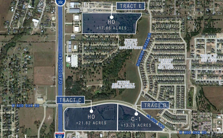 Pictures of Land property located at I-35E & W Red Oak Rd., Red Oak, TX 75154 for sales - image #1