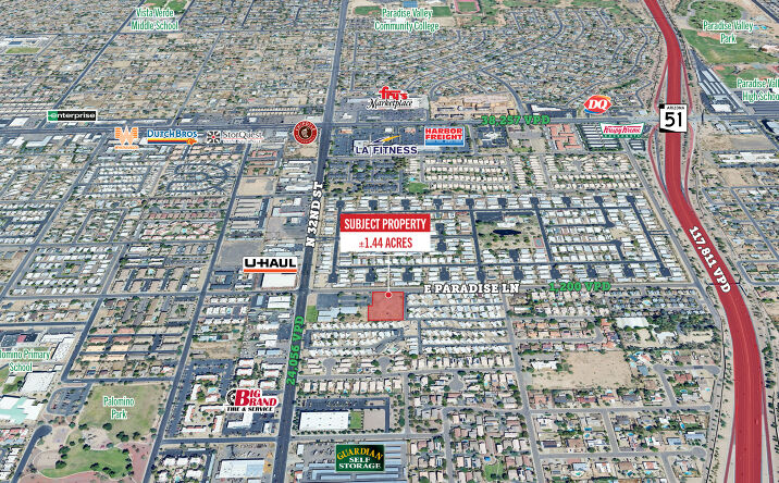 Pictures of Land property located at 3275 E Paradise Lane, Phoenix, AZ 85032 for sales - image #1