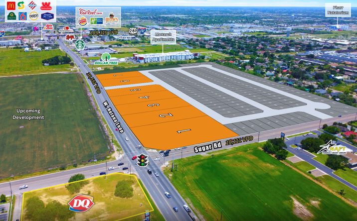 Pictures of Land property located at W Nolana Loop Lot 1, Pharr, TX 78577 for sales - image #1