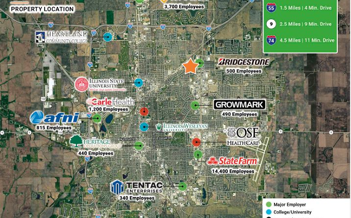 Pictures of Land property located at 423 N Kays Dr, Normal, IL 61761 for sales - image #1