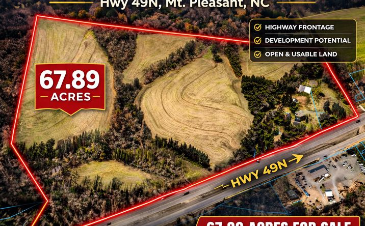 Pictures of Land property located at 6401 State Hwy 49, Mount Pleasant, NC 28124 for sales - image #1
