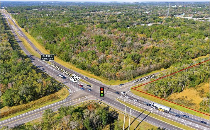 Pictures of Land property located at Emerson Dr. and Cortez Blvd., Brooksville, FL 34601 for sales - image #1