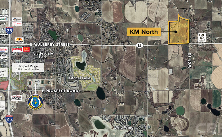 Pictures of Land property located at NWC Highway 14 & Weld County Road 15, Timnath, CO 80547 for sales - image #1
