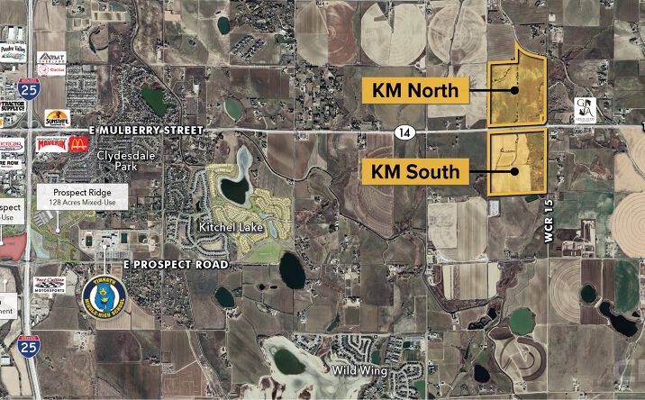 Pictures of Land property located at Highway 14 & Weld County Road 15, Timnath, CO 80547 for sales - image #1