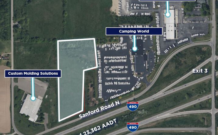 Pictures of Land property located at 550 SANFORD RD N, CHURCHVILLE, NY 14428 for sales - image #1