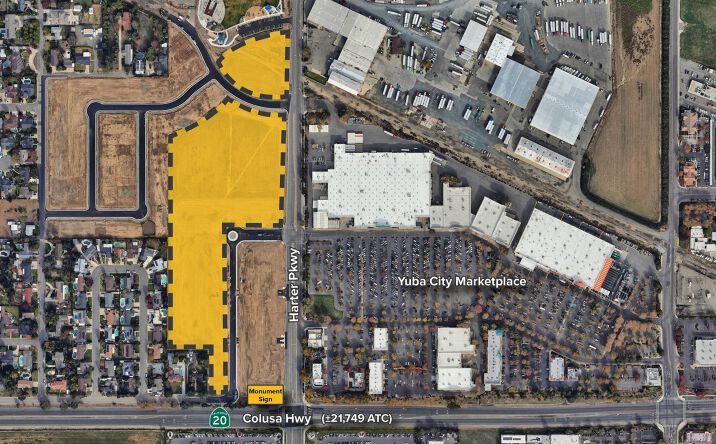 Pictures of Retail, Land property located at NWQ of Harter Parkway and Colusa Hwy(20), Yuba City, CA 95993 for sales - image #1