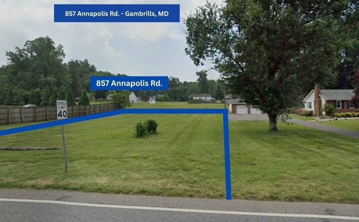 Pictures of Land property located at 857 Annapolis Rd, Gambrills, MD 21054 for sales - image #1