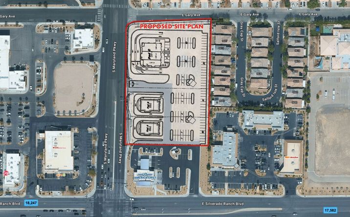 Pictures of Land, Retail property located at 9695 S Maryland Pkwy, Las Vegas, NV 89123 for sales - image #1