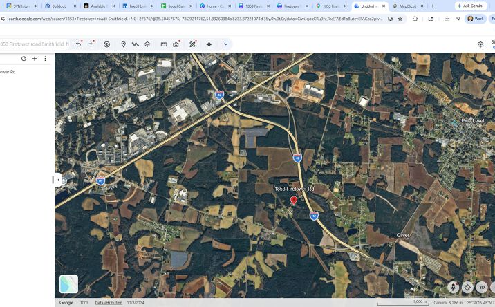 Pictures of Land property located at 1853 Firetower Road, Smithfield, NC 27576 for sales - image #1