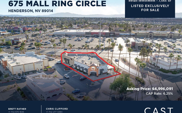 Pictures of Retail property located at 675 Mall Ring Cir, Henderson, NV 89014 for sales - image #1