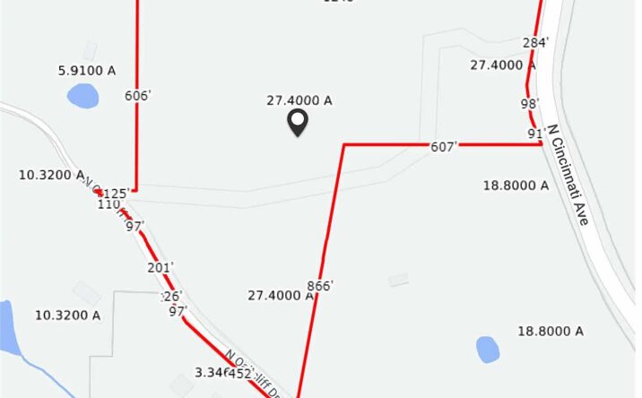 Pictures of Land property located at 7487 N Oakcliff Drive, Tulsa, OK 74126 for sales - image #1