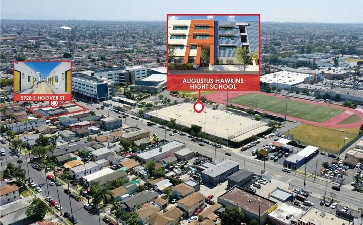 Pictures of Multifamily property located at 5928 S Hoover Street, Los Angeles, CA 90044 for sales - image #1