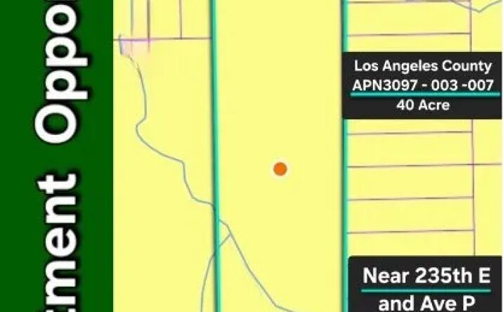 Pictures of Land property located at 236 Ave P + Near 240th St E., Llano, CA 93591 for sales - image #1