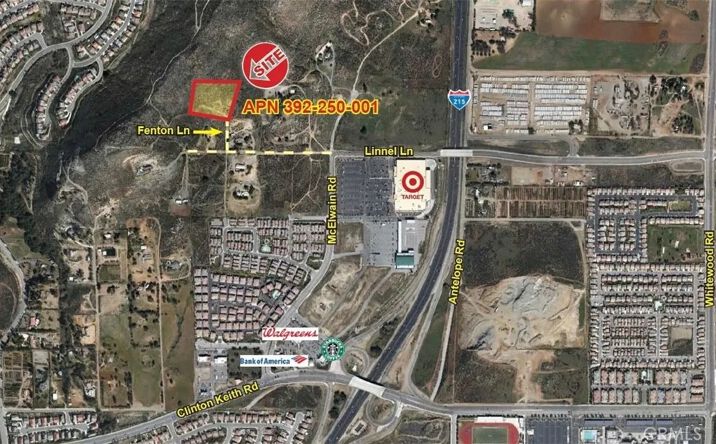 Pictures of Land property located at Fenton, Murrieta, CA 92562 for sales - image #1