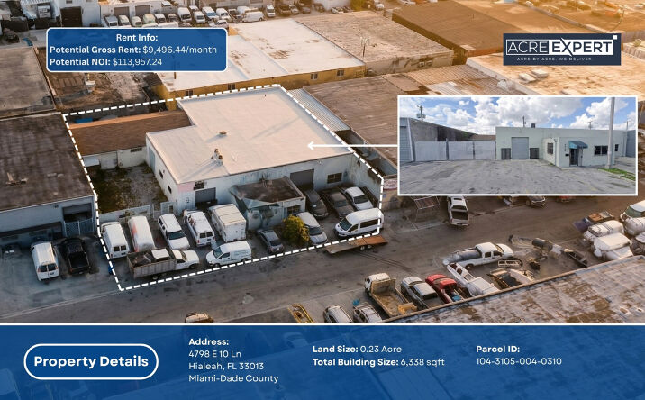 Pictures of Industrial property located at 4798 East 10th Lane, Hialeah, FL 33013 for sales - image #1