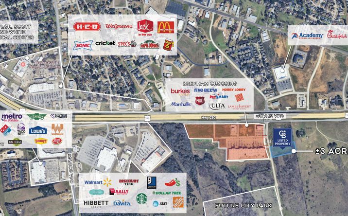Pictures of Land property located at 1002 Hwy 290 E, Brenham, TX 77833 for sales - image #1