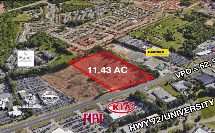 Pictures of Land property located at HWY 72 & University Blvd  Huntsville, AL 35806, Huntsville, AL 35806 for sales - image #1