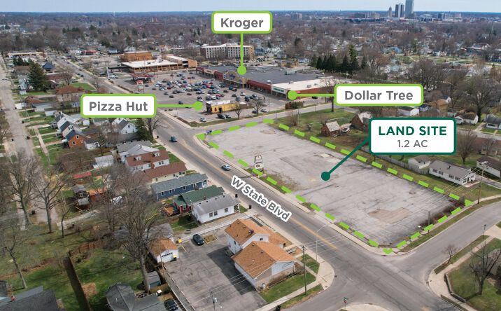 Pictures of Land property located at 1329 W State Blvd, Fort Wayne, IN 46808 for sales - image #1