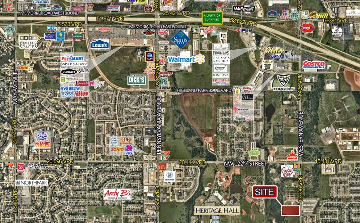 Pictures of Land property located at 11801 N Western Ave, Oklahoma City, OK 73114 for sales - image #1