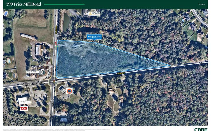 Pictures of Land property located at 399 Fries Mill Rd, Washington Township, NJ 08080 for sales - image #1