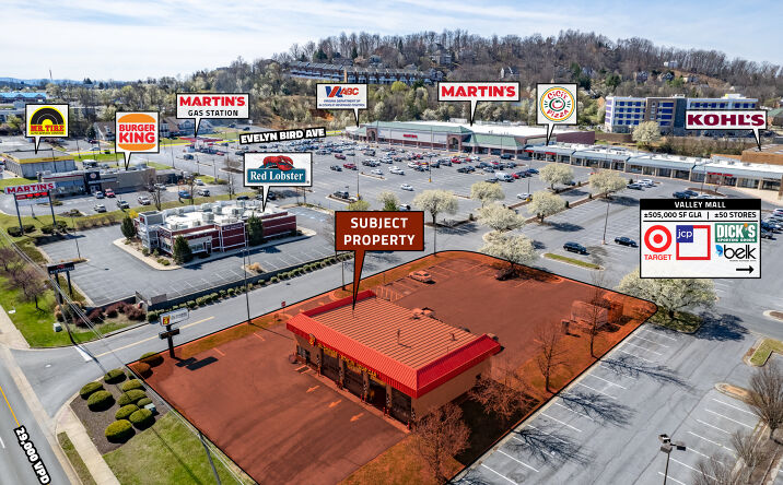 Pictures of Retail property located at 2075 E Market St, Harrisonburg, VA 22801 for sales - image #1