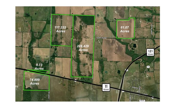 Pictures of Land property located at FM 3297, Bonham, TX 75418, CR 4155, Bonham, TX 75418, CR 4165, Bonham, TX 75418, Hwy 11, Randolph, TX 75478, 9391 Texas 11, Trenton, TX 75490 for sales - image #1