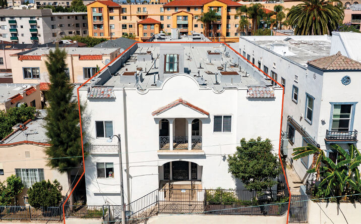 Pictures of Multifamily property located at 401 Witmer St, Los Angeles, CA 90017 for sales - image #1