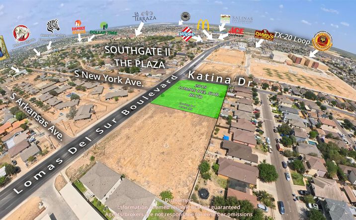 Pictures of Land property located at 2819 Lomas Del Sur, Laredo, TX 78046 for sales - image #1