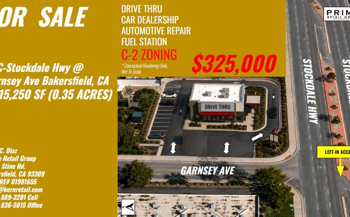 Pictures of Retail, Office, Land property located at 3730 STOCKDALE HWY, BAKERSFIELD, CA 93309-2155 for sales - image #1