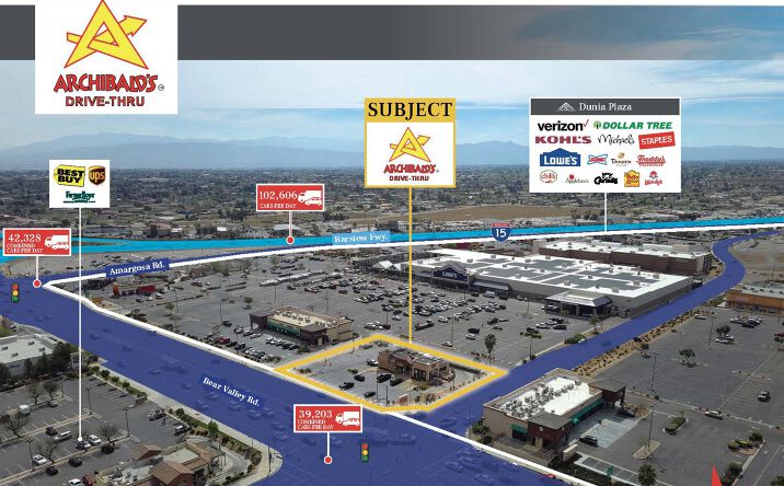 Pictures of Retail property located at 14321 Bear Valley Road, Victorville, CA 92392 for sales - image #1