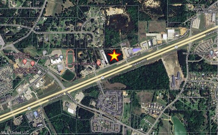 Pictures of Land property located at 6.15 Acres Lakeland Drive, Flowood, MS 39232 for sales - image #1