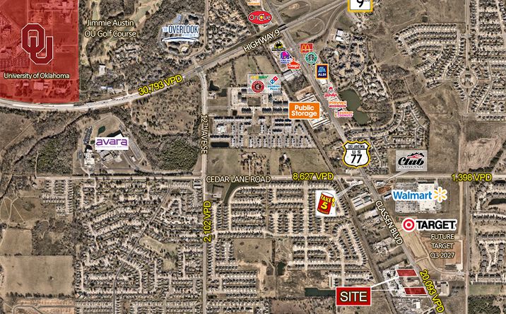 Pictures of Land property located at 4090 Classen Blvd, Norman, OK 73071 for sales - image #1