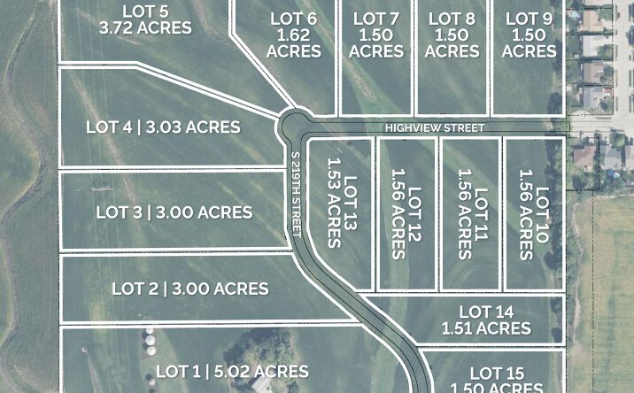 Pictures of Land property located at 12606 S 219th St, Gretna, NE 68028 for sales - image #1