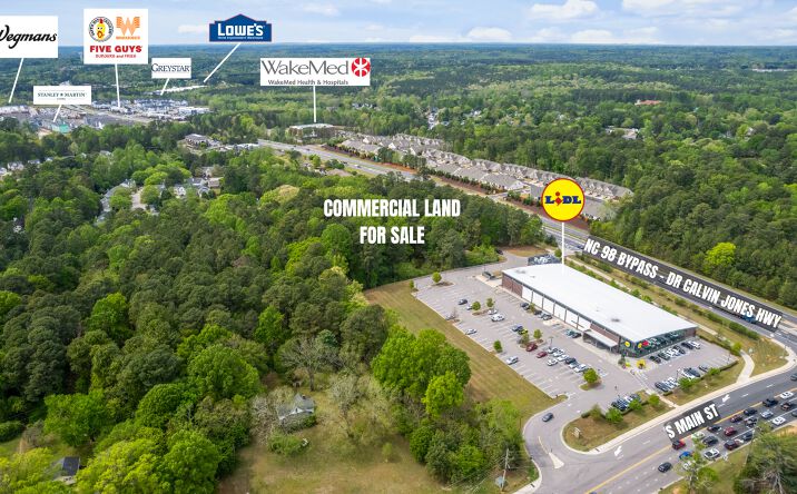Pictures of Land property located at 0 Dr. Calvin Jones Hwy, Wake Forest, NC 27587 for sales - image #1