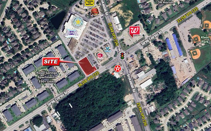 Pictures of Land property located at NWQ Spring Cypress Rd & Kuykendahl Rd, Spring, TX 77379 for sales - image #1