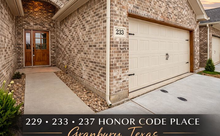 Pictures of Multifamily property located at 229, 233, 237 Honor Code Pl, Granbury, TX, USA, Granbury, TX 76049 for sales - image #1