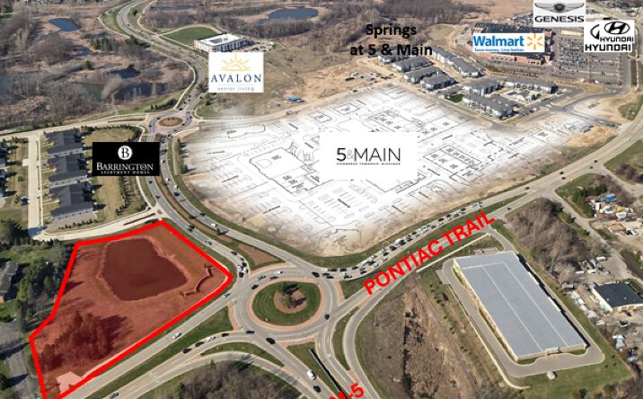 Pictures of Land property located at NWC Pontiac Trail and M-5, Commerce, MI 48390 for sales - image #1