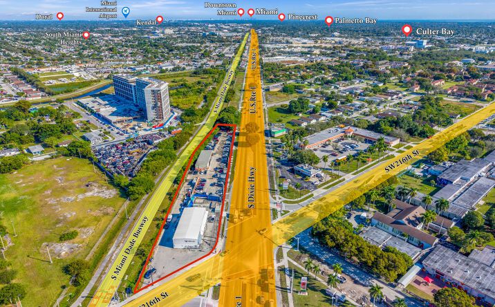 Pictures of Industrial, Land, Retail, Special Purpose property located at 21500 S Dixie Hwy, Miami, FL 33189 for sales - image #1
