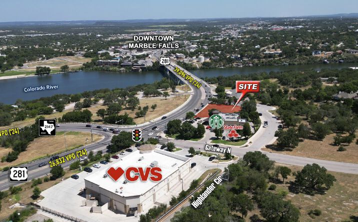 Pictures of Land property located at 302 Highlander Circle, Marble Falls, TX 78654 for sales - image #1