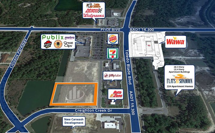 Pictures of Land property located at 1120 Price Creek Way, North Port, FL 34288 for sales - image #1