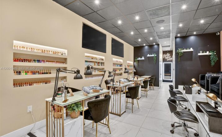 Pictures of Business for Sale, Retail, Office property located at Nail Salon For Sale in West Miami Area, West Miami, FL 33144 for sales - image #1
