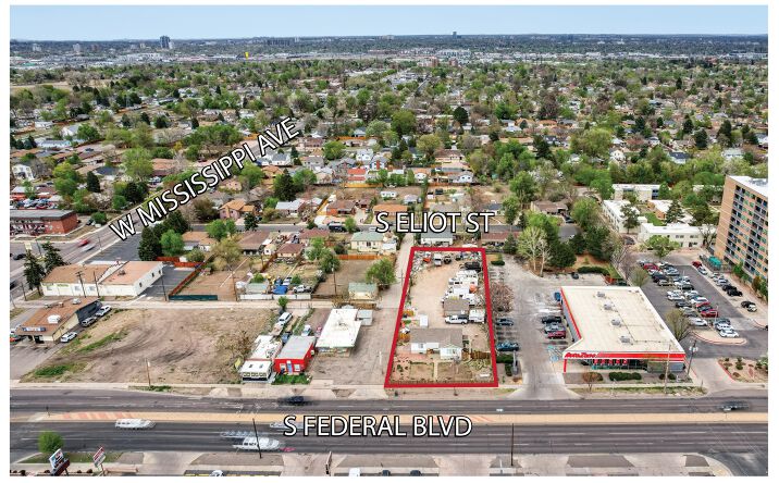 Pictures of Land property located at 1190 S Federal Blvd, Denver, CO 80219 for sales - image #1