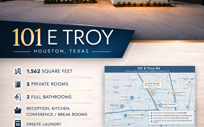 Pictures of Retail, Hospitality, Special Purpose property located at 101 East Troy Road, Houston, TX 77076 for sales - image #1