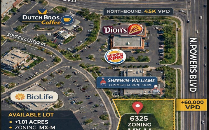 Pictures of Land property located at 6325 Source Center Pt, Colorado Springs, CO 80923 for sales - image #1