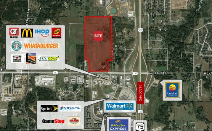 Pictures of Land property located at 2209 W 121st St, Jenks, OK 74037 for sales - image #1