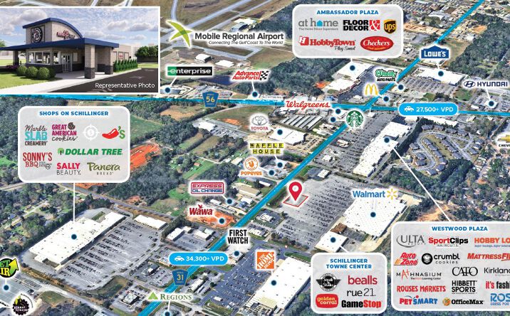 Pictures of Retail property located at 685 Schillinger Rd S, Mobile, AL 36695 for sales - image #1