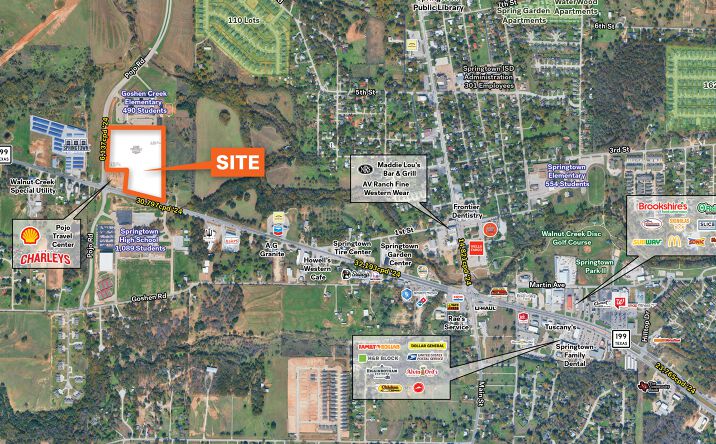 Pictures of Land property located at SEC W Hwy 199 & Pojo Rd, Springtown, TX 76082 for sales - image #1