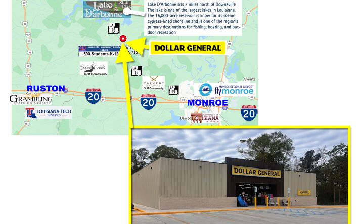 Pictures of Retail property located at 12560 LA-15, Downsville, LA 71234 for sales - image #1